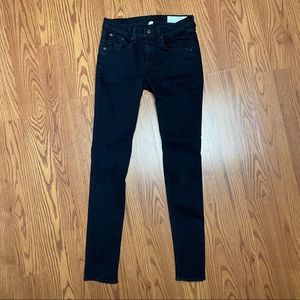 Rag & bone dark wash skinny jeans size 26